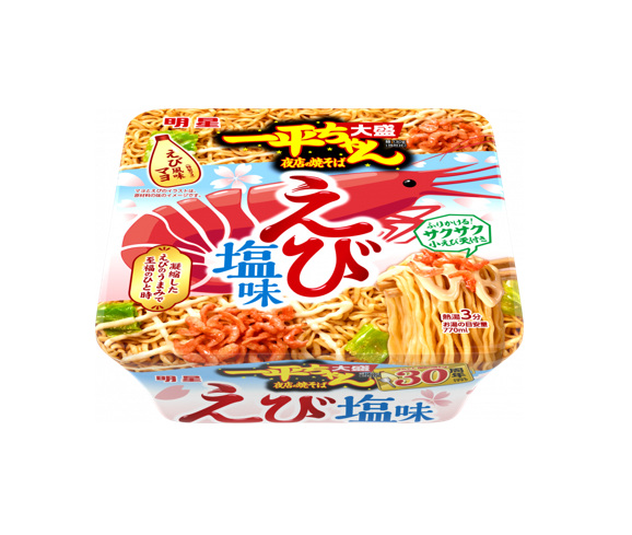 Myojo Ippeichan Big Yakisoba Shrimp Salt (166G)