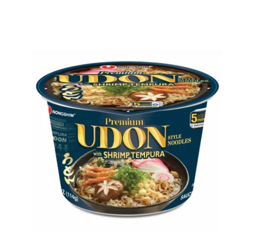 農心プレミアムうどん エビ天ぷら添え (112G)