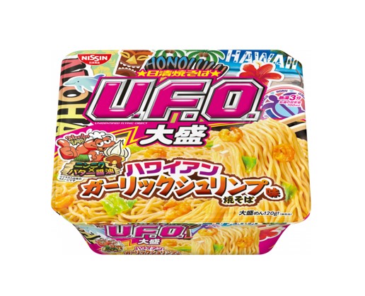 Nissin UFO Big Yakisoba Hawaiian Garlic Shrimp (146G)