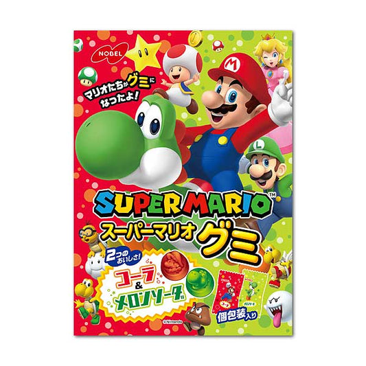 Nobel Super Mario Cola & Melon Soda Gummy