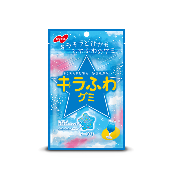 ノーベル きらふわグミ ラムネソーダ (50G) – Hungry Ninja