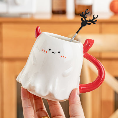 Halloween Devil Ghost Mug