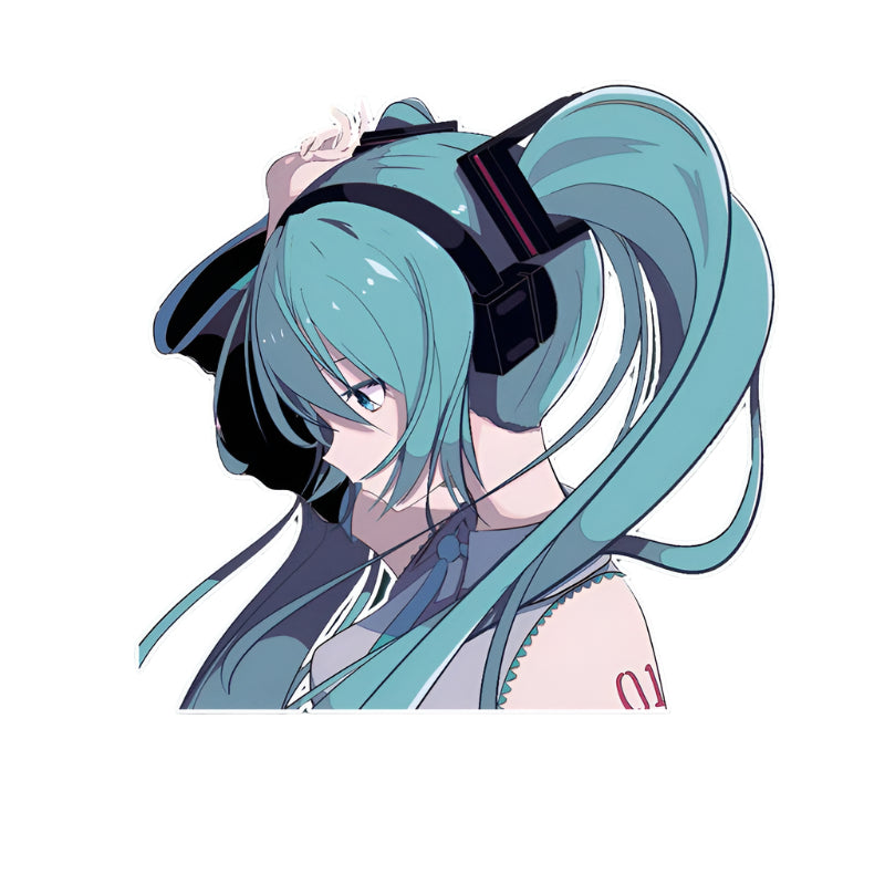 初音ミク ビニールステッカー(1枚)