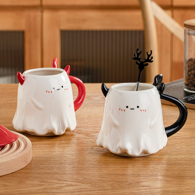 Halloween Devil Ghost Mug