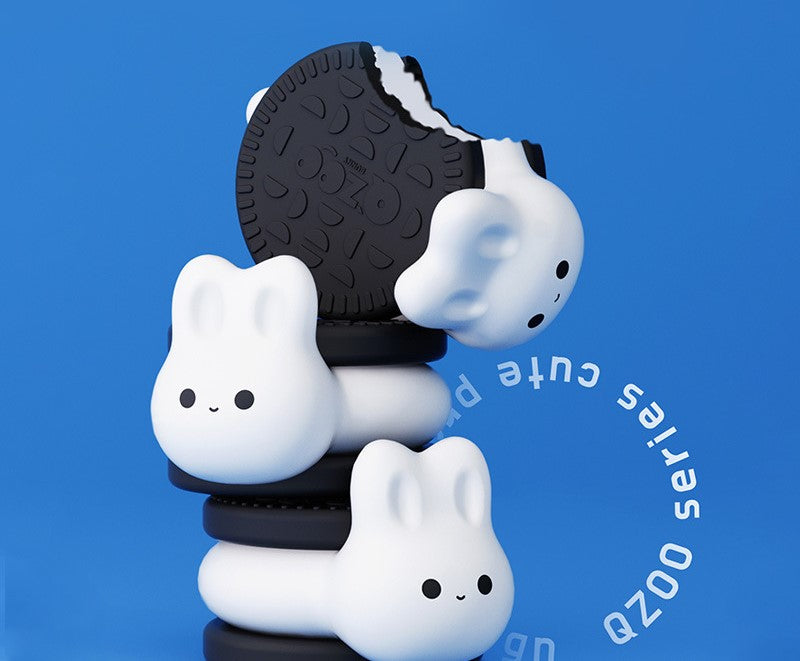 Rabbit Cream Filling Cookie Silicone Night Lamp
