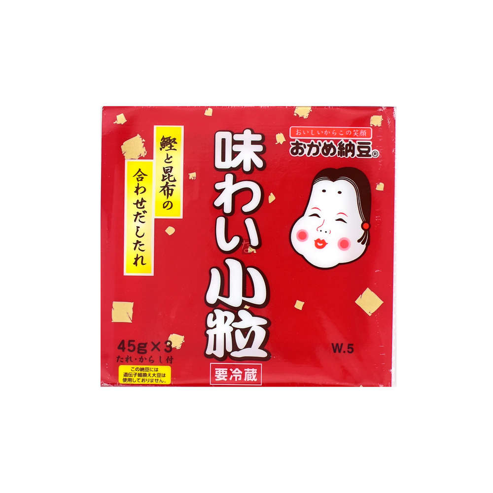 おかめあじわいこつぶ納豆 (3箱/151G)