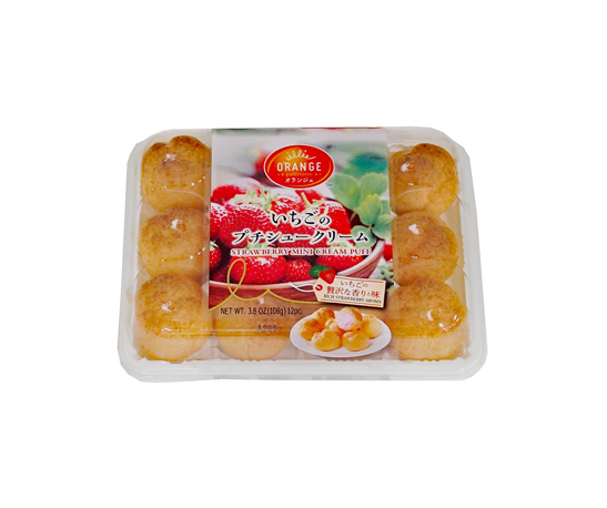 FZN: Orange Strawberry Mini Cream Puff (108G)