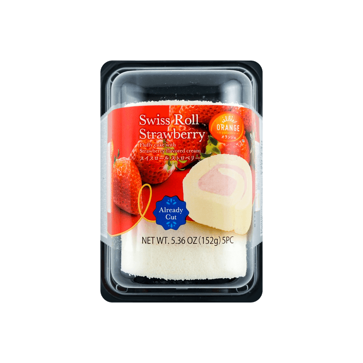 FZN: オレンジストロベリーロールケーキ(152G)