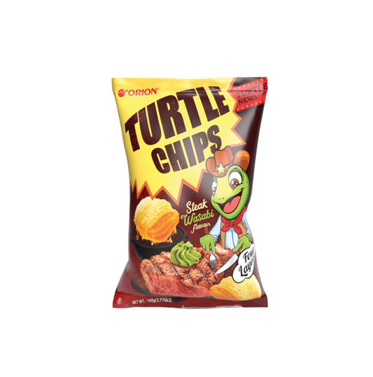 Chips de tortue Orion Steak Wasabi (160 g)