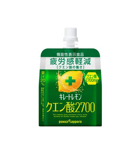 Pokka Sapporo Chelate Lemon Citric Acid 2700 Jelly (165G)