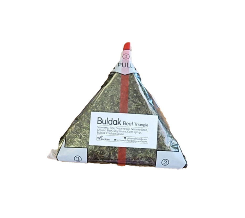 RFG: Rodem Buldak Beef Triangle Gimbap