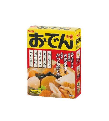 Bouillon de soupe S&B Oden No Moto (80 g) DLUO : 2024,06