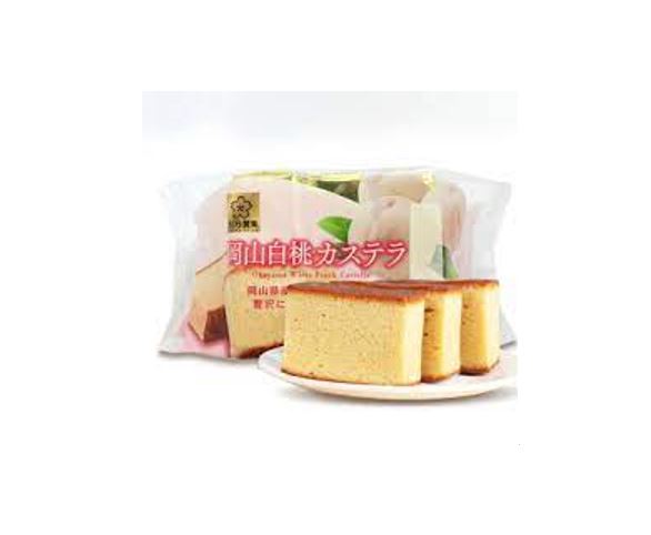 Sakura Seika Okayama Pêche Blanche Castella (130G)