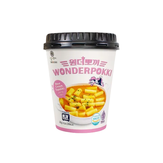 サムシオッキ ワンダーポッキ ローズクリームトッポッキ ライスケーキ (120G)