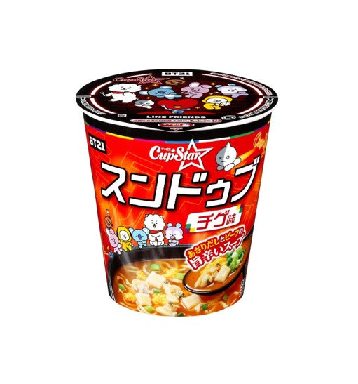 Ramen épicé au tofu Sapporo Ichiban Cup Star BT21 (92 g) DLUO : 09/12/2024