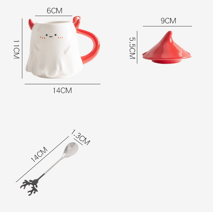 Halloween Devil Ghost Mug