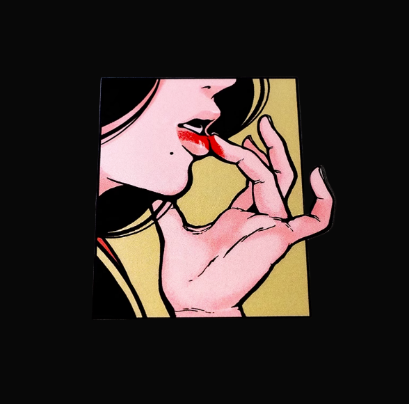 JDM Anime Cool Girl Vinyl Sticker (1 Piece)