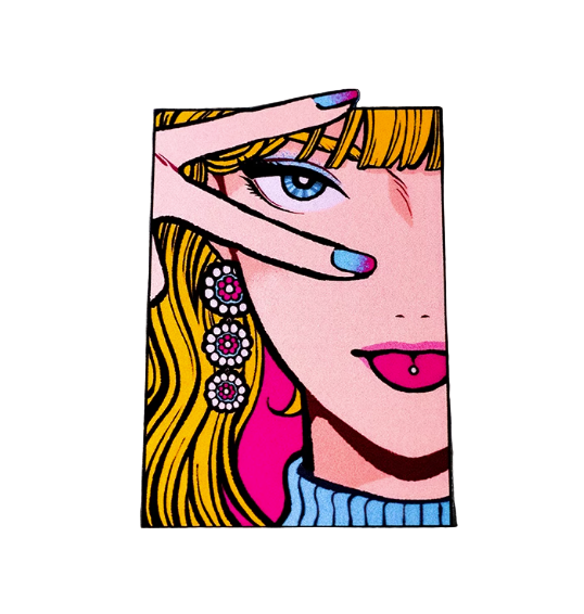 JDM Anime Cool Girl Vinyl Sticker (1 Piece)
