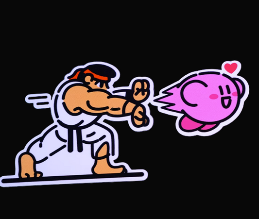 波動拳×カービィ ビニールステッカー(1枚)