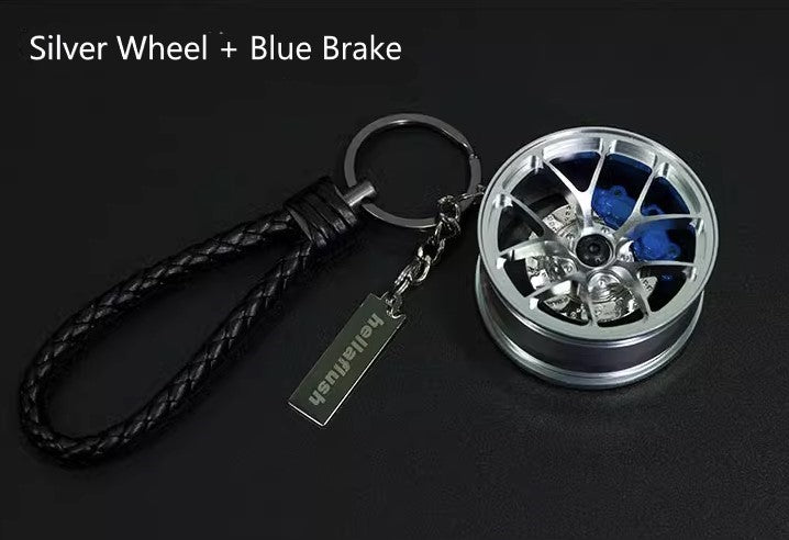 Hellaflush Car Wheel Keychain