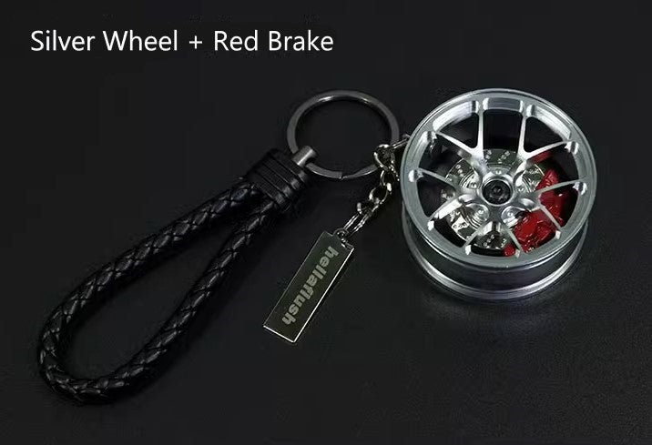 Hellaflush Car Wheel Keychain