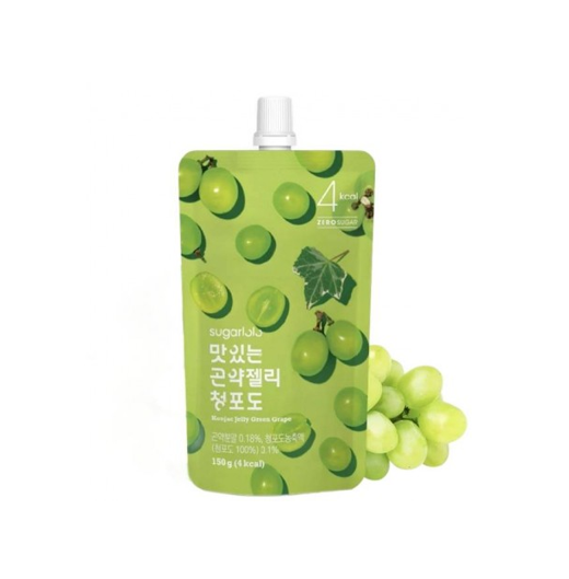 Gelée de konjac Sugarlolo au raisin vert (150 ml)