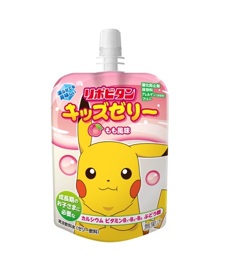 Taisho Lipovitan Pokemon Peach Jelly (125ML)