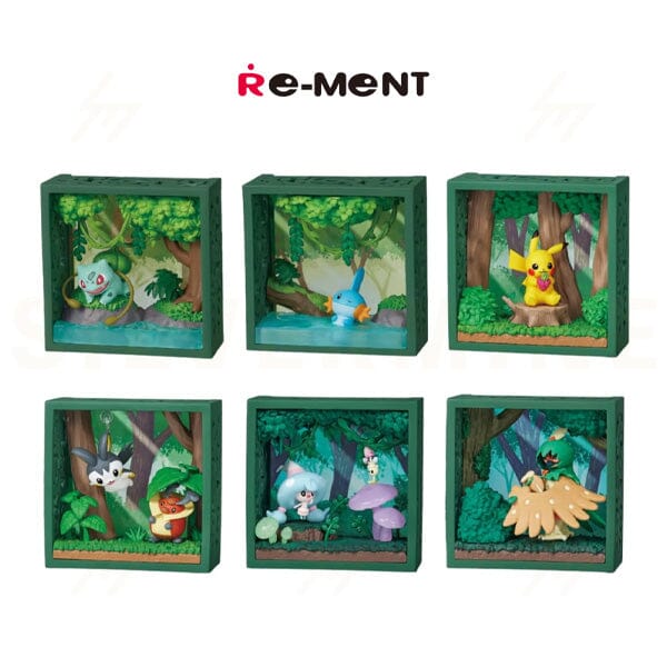 Re-Ment Pokémon Frame Deep Woods