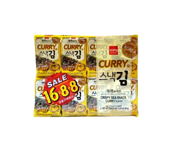 Wang Curry Sea Seaweed Snack