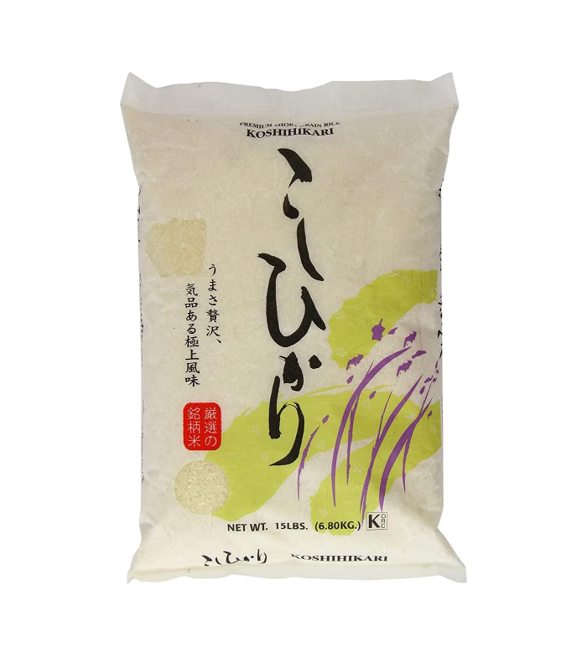 Riz Koshihikari Premium à Grains Courts