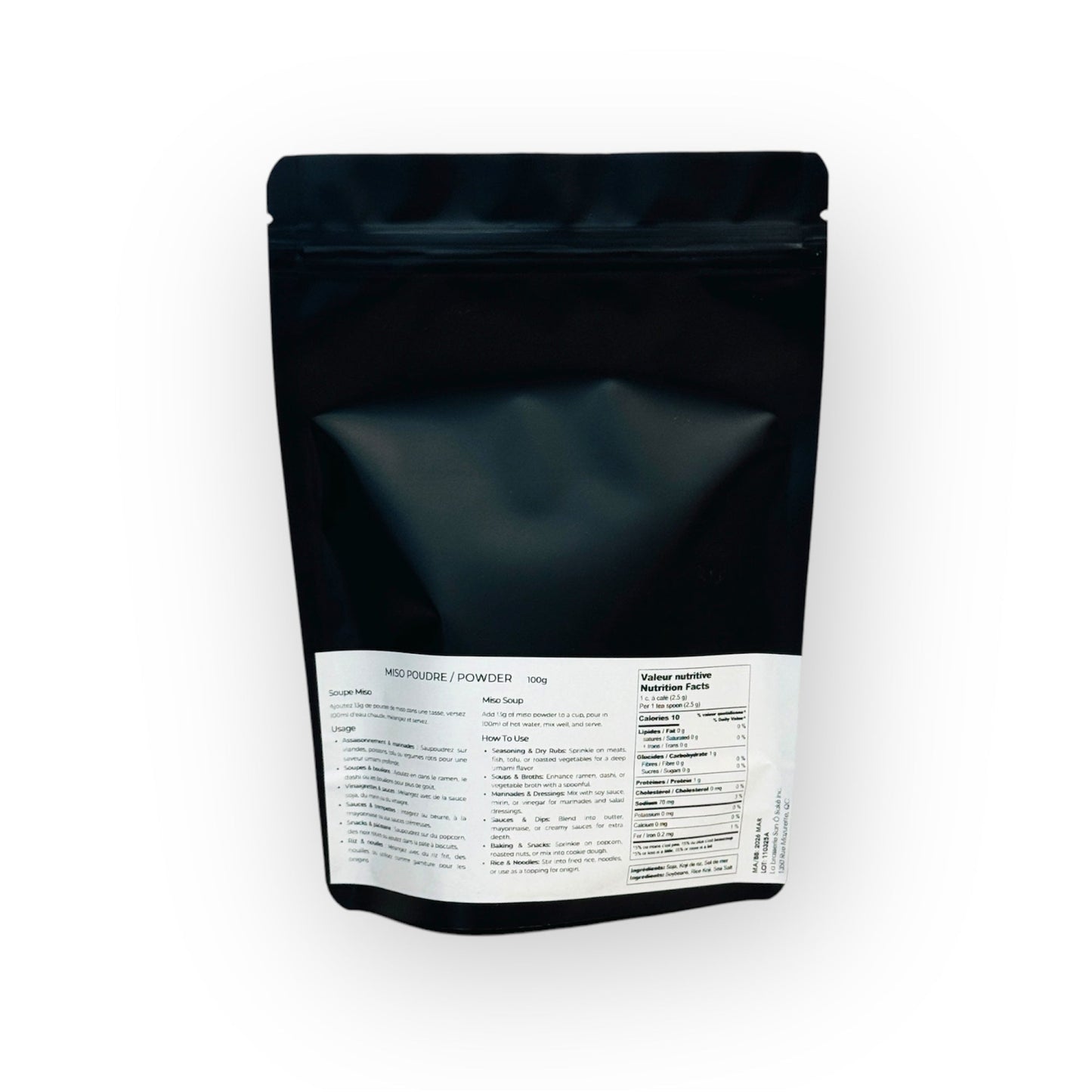 San-O Artisanal Miso Powder (100G)