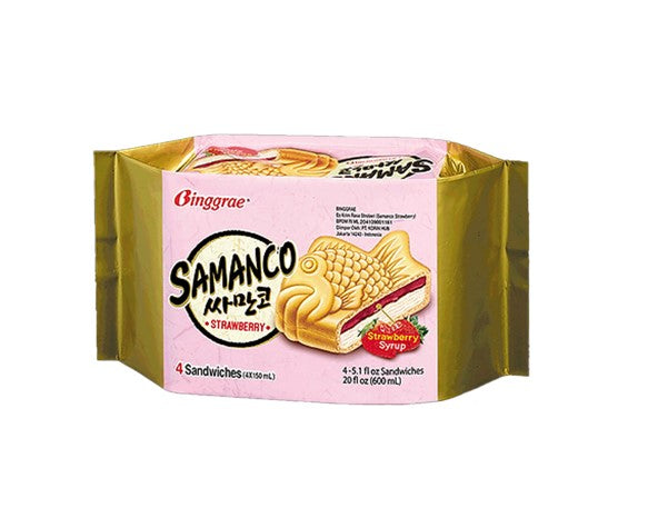 FZN : Glace à la fraise Binggrae Samanco