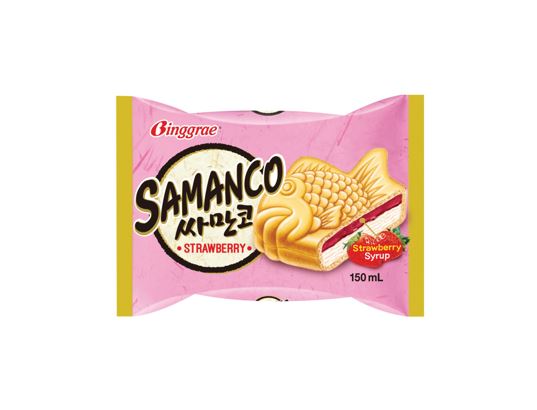 FZN : Glace à la fraise Binggrae Samanco