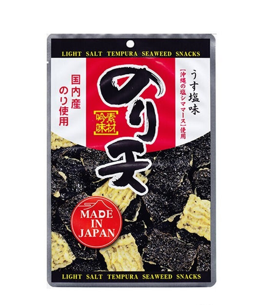大幸のり天 あっさり塩天ぷら海苔スナック (40G)