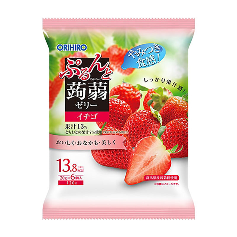 Orihiro Konjac Jelly Pouch Strawberry