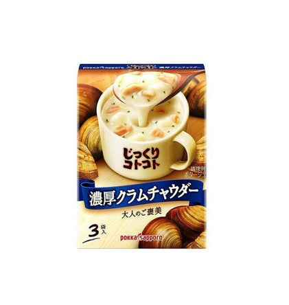 Soupe de chaudrée de palourdes riche Pokka Sapporo (50.7G)