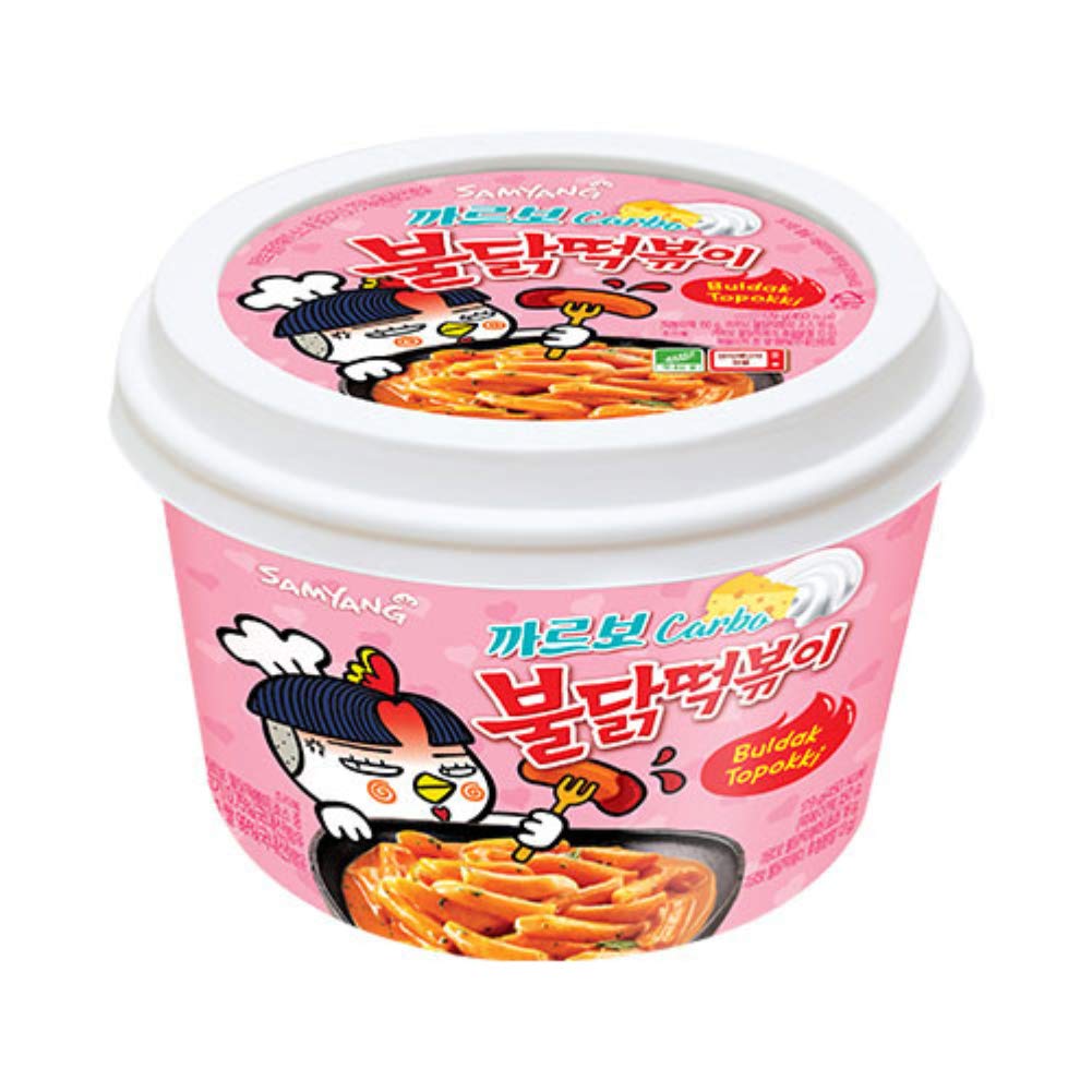 Samyang Buldak Carbo Hot Chicken Flavour Topokki (179G)