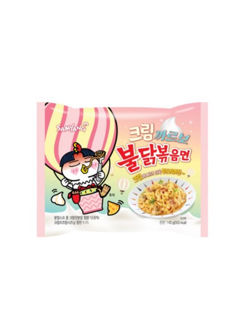 三陽ブルダッククリームカーボ辛チキン味ラーメン