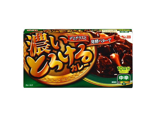 S&B Tasty Thick Curry Moyennement Épicé (180G)