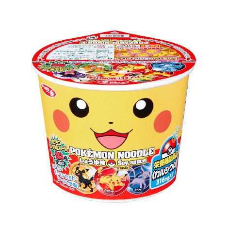 Sauce soja aux nouilles Pokémon Sapporo Ichiban (38G)
