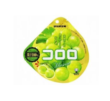 UHA Kororo Gummy Muscat (48 g) À consommer de préférence avant le : 2025.09