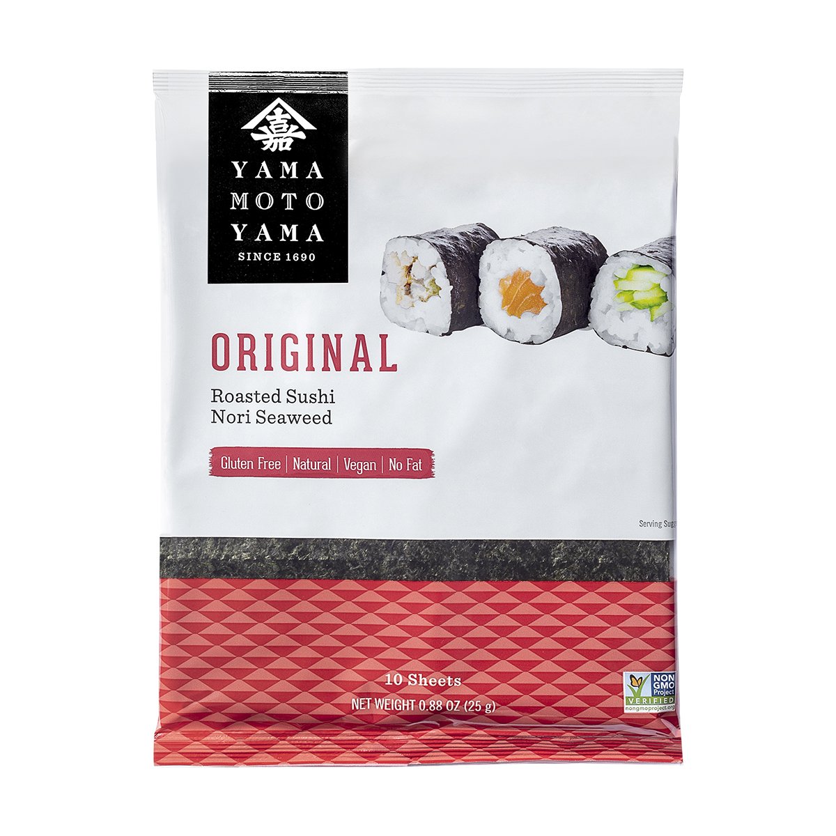 Yamamotoyama Roasted Sushi Nori Original (10 Sheets/25G)