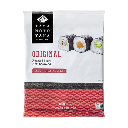 Yamamotoyama Rôti Sushi Nori Original (10 Feuilles/25G)