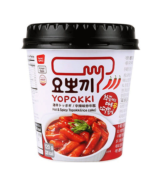YP Yopokki Gâteau de riz chaud et épicé Topokki (120G)