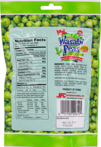 Hapi Wasabi Flavoured Peas (120G)