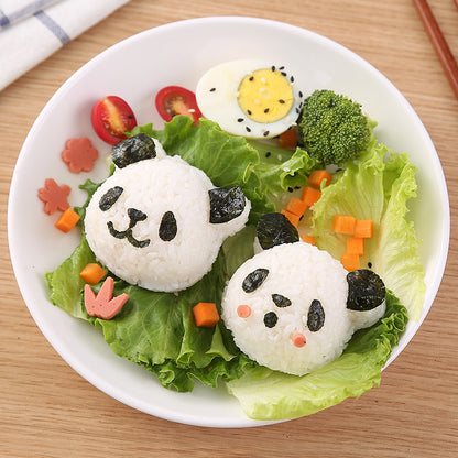 Japanese Panda Rice Ball Mold Set