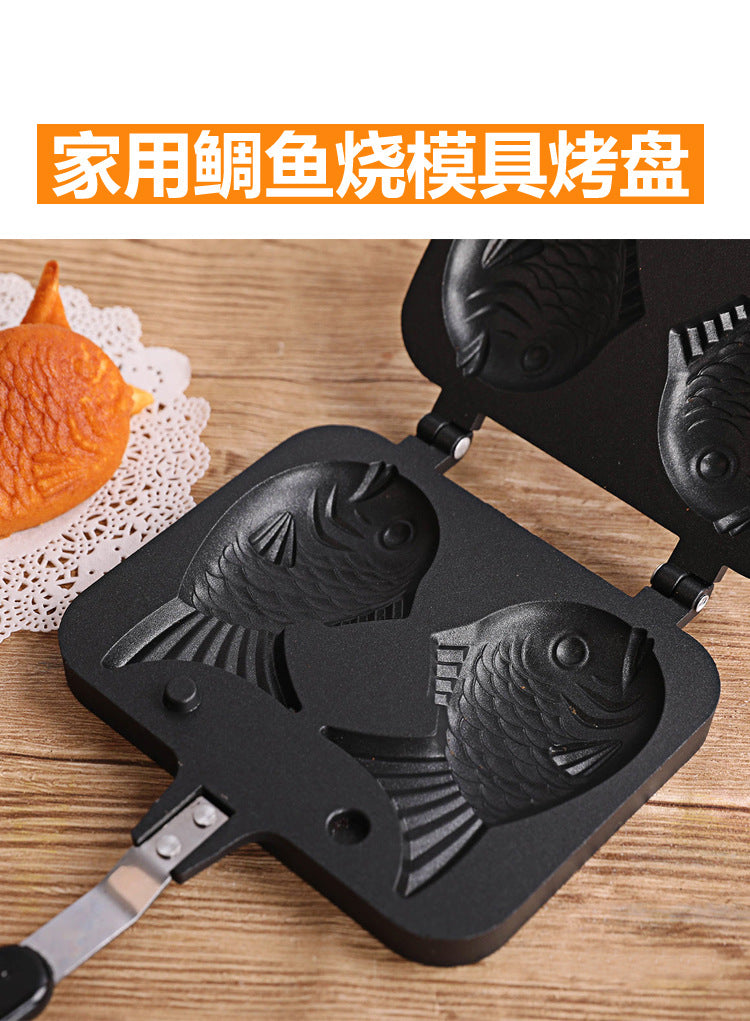 Zeynomax - Visvormige Pan Voor Wafelijzers - Aluminium Dubbelzijdige Taiyaki Pan Voor Feestelijke Viswafels Thuis Anti Aanbaklaag Hof Desserts Zeynomax - Visvormige Pan Voor Wafelijzers - Aluminium Dubbelzijdige Taiyaki Pan Voor Feestelijke Viswafels Thuis Anti Aanbaklaag Hof Desserts
