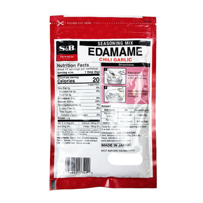S&B Chili Garlic Edamame Seasoning Mix (25.2G)
