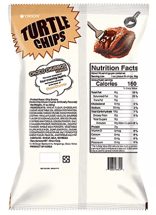 Orion Turtle Chips Choco Churros (160G)