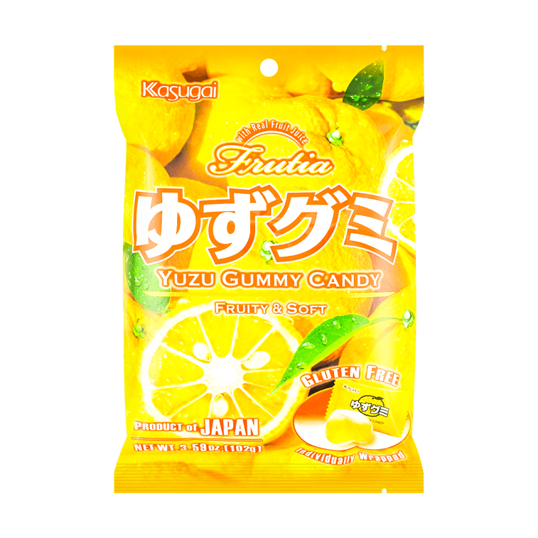 Kasugai Fruitia Yuzu Gummy